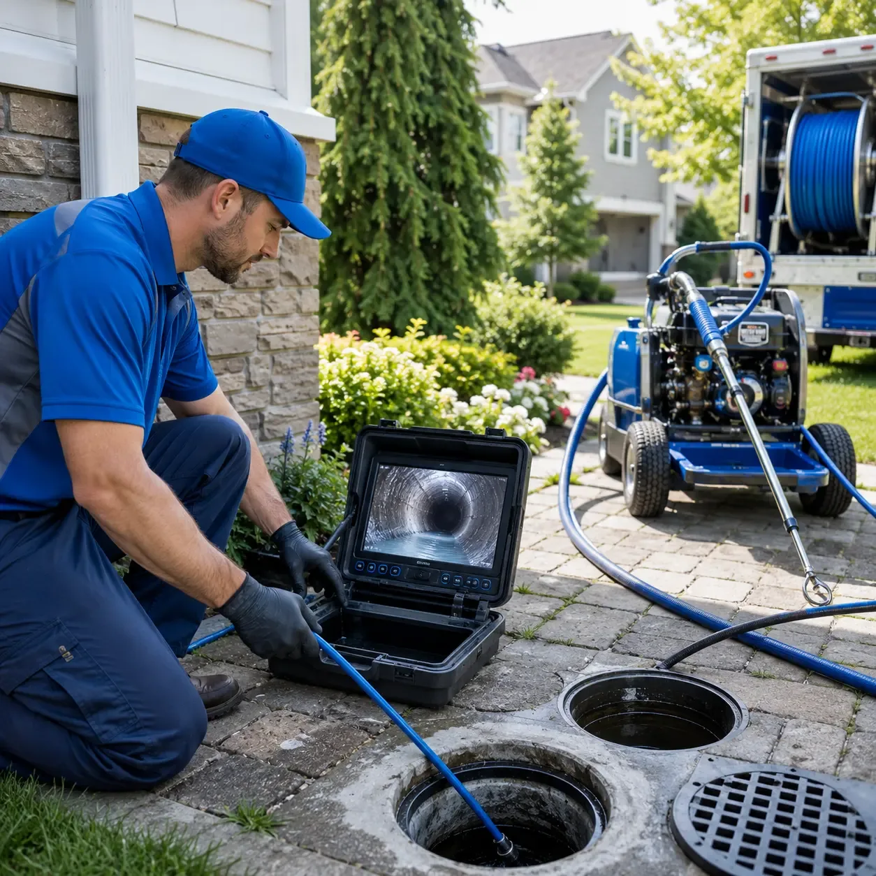 Outdoor drain cleaning professionals serving Cowen, WV